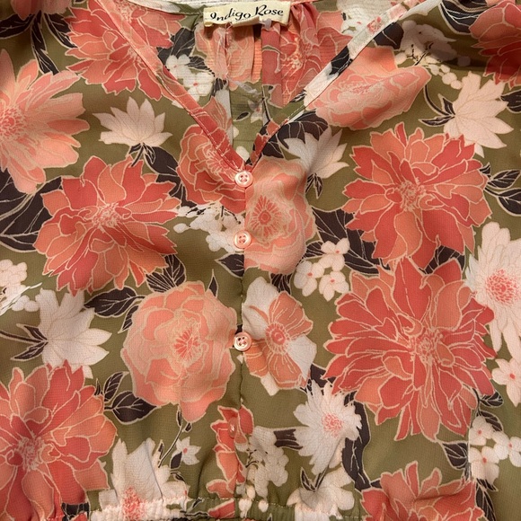 Floral Women's Dress - Picture 5 of 7